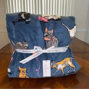 NWT Vera Bradley XL Oversized Blanket Cat’s Meow